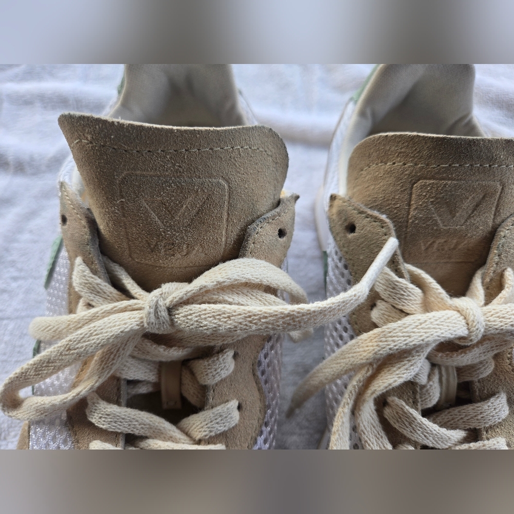 Veja Rio Branco White and Cream Sneakers - Picture 6 of 11